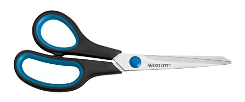 Tesoura de unhas WESTCOTT Easy Grip (21cm) Acme - Ferramentas de corte e relevo para artesanato - ergonómica, inox, 21cm