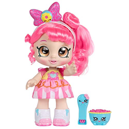 Boneca KINDI KIDS Donatina (Idade Mínima: 3 Anos) Kindi Kids - Bonecas - 43 cm, olhos piscam, mãos e pés articulados, biberão incluído