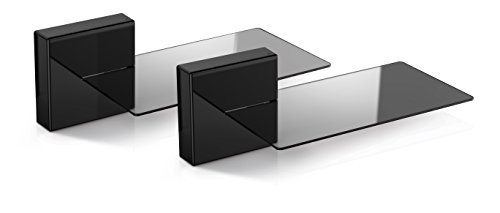 Suporte para Colunas MELICONI Ghost Cubes Soundbar (até 7 kg - Preto) Meliconi - Suportes e suportes de montagem de colunas - preto, 7 kg, suporte