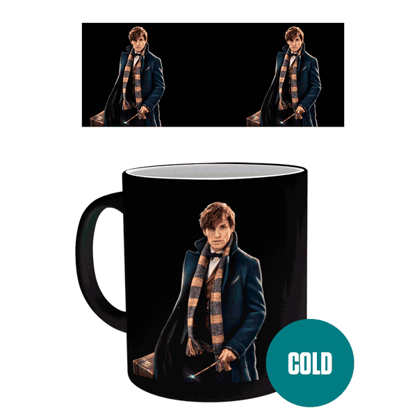 Caneca Muda de Cor Fantastic Beasts: Newt Scamander Fantastic Beasts and Where to Find Them - Canecas - cromática, Newt Scamander, magizoólogo