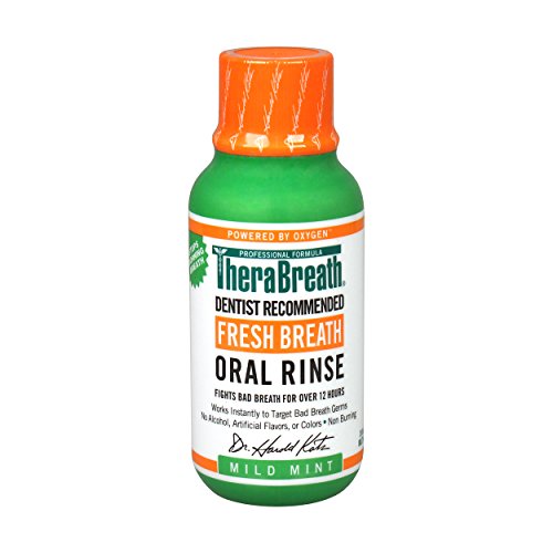 Enxaguante Bucal THERABREATH Sabor Suave Menta TheraBreath - Enxaguatório bucal - sabor suave, menta, enxaguante bucal
