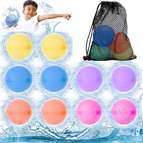 Bolas de Água Reutilizáveis 10 Peças (Idade Mínima Recomendada: 3 anos) MANSTA - Brinquedos - silicone, imãs, reutilizáveis, diversão