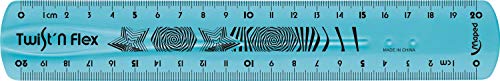 Régua MAPED Twist & Flex (Azul - 20 x 2 cm) Maped - Réguas - régua, maped, twist & flex, azul, 20 x 2 cm