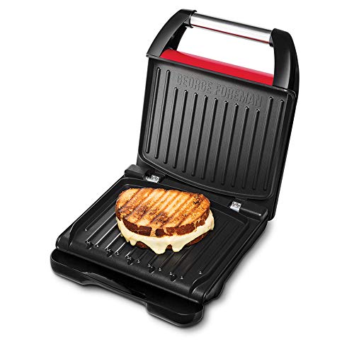 Grelhador de Contacto GEORGE FOREMAN 25040-56 George Foreman - Torradeiras e grelhadores - antiaderente, elétrico, vermelho