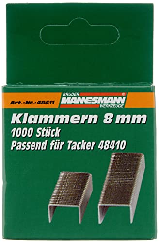 Broca de Pontas em Proliferação BRÜDER MANNESMANN M48411 Brüder Mannesmann Werkzeuge - Grampos industriais - aço inoxidável, preto, 4800 mm, 6,4 mm
