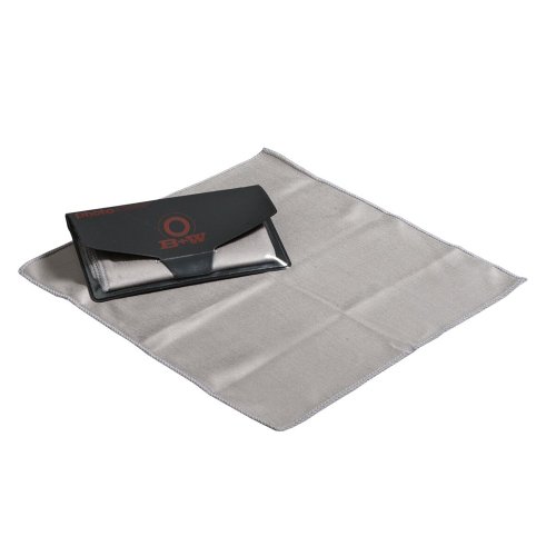 B/W Clear Microfiber Cleaning Cloth 18X18Cm B&W - Peças e acessórios para câmeras - microfibra, 18x18cm, trata poeira, suave