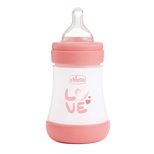 Chicco Perfect5 Biberão de Silicone Lento 150 Ml Rosa Artsana spa - Biberões - silicone, lento, 150 ml, rosa