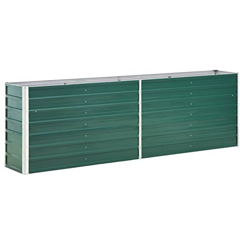 Vaso para Plantas NITCA (Verde - Aço - 240 x 40 x 77 cm) NITCA - Móveis de exterior - verde, aço, 240x40x77 cm
