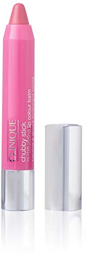 Batom CLINIQUE Chubby Stick Balm Hydrating Lip Colour 06 Woppin Watermelon Clinique - Bálsamos labiais e tratamentos - batom, hidratante, cor, lábios secos, naturais