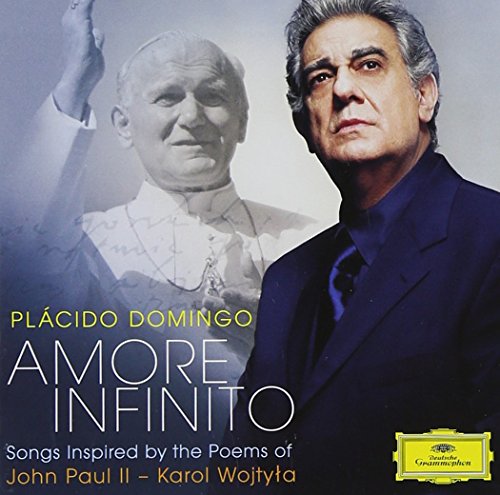 Livro Amore Infinito de Paulo Coelho (Espanhol) Deutsche Grammophon - Cds de música - papa joao paolo ii, poemas musicados, plácido domingo, edicao portuguesa