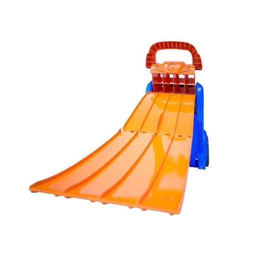 Hot Wheels Track Builder Classic Looping Launcher CEFA - Brinquedos - lançador, carros, 4 pistas, torre, guarda-estradas