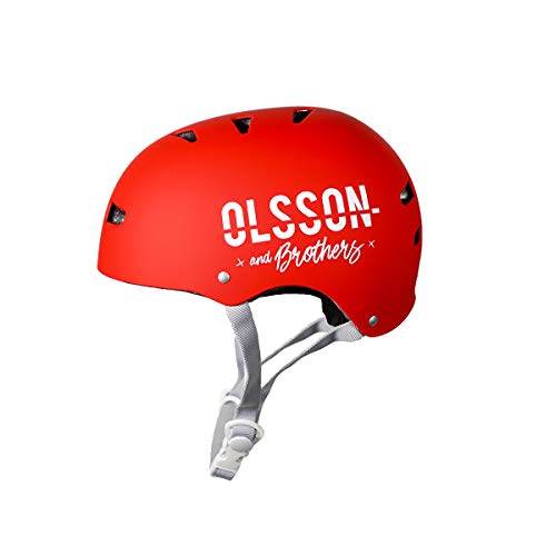 Capacete OLSSON 3D (Tamanho Único - Vermelho) Olsson - Equipamento de proteção individual (epi) - abs, alta resistência, proteção, hoverboard