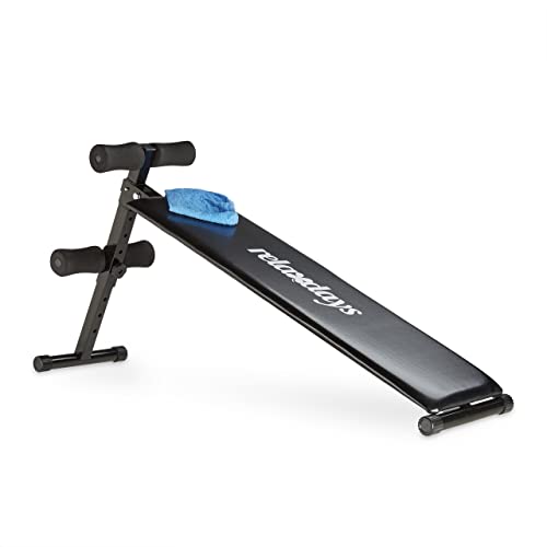Banco de Musculação RELAXDAYS Sit Up (Preto) Relaxdays - Levantamento de peso - musculação, sit up, portátil, ergonômico