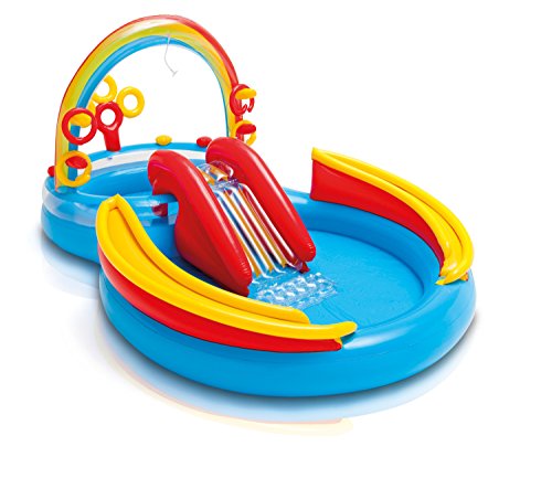 Piscina Insuflável INTEX Pool (Azul - Poliéster) INTEX - Parques aquáticos e escorregas - insuflável, azul, poliéster, 297x193x135cm