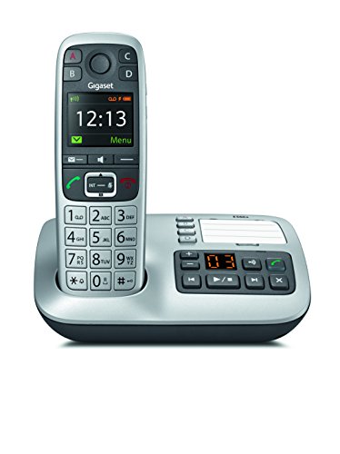 Telefone sem fio GIGASET E560A Preto, prateado Gigaset - Telefonia - telefone, sem fio, dect, atendedor, preto, prateado