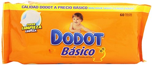 Toalhitas DODOT Basic (54 Unidades - Branco) Procter & Gamble - Banho e corpo - 50x100 cm, tecido dodot, bordas rematadas