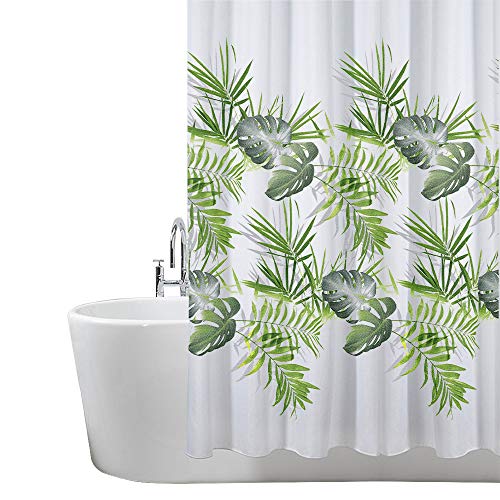 Cortina para Banheira ANSIO 0014 (180x180cm) ANSIO - Cortinas de chuveiro - 180x180cm, poliéster, resistente à molda, fácil de limpar