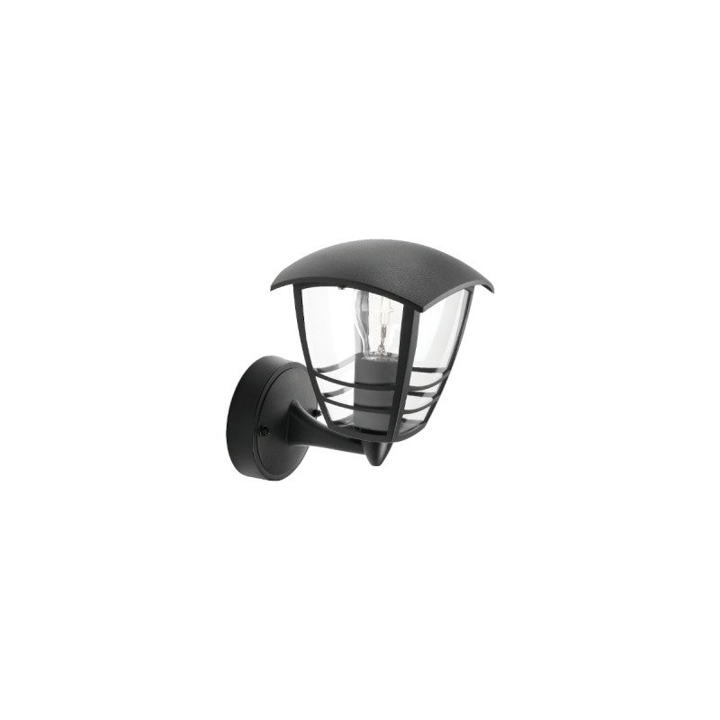 Candeeiro Exterior de Parede PHILIPS Creek Preto Philips - Luminárias de parede - lanterna, preto, alumínio, e27, ip44