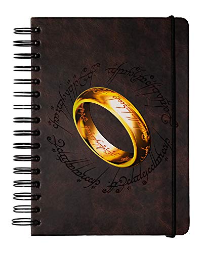 Caderno Capa Forrada A5 Bullet The Lord of The Rings Grupo Erik Editores, S.L. - Cadernos e bloco de notas - A5, capa rígida, bolsinho, perfuradas