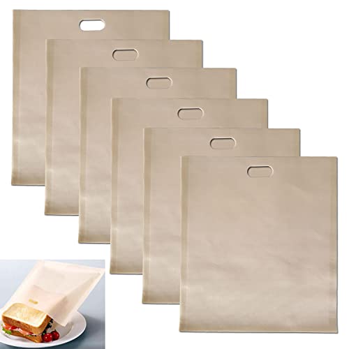 Sacos Reutilizáveis Tostados (6 Unidades) GuangTouL - Acessórios para torradeiras - reutilizáveis, tostados, 6 unidades