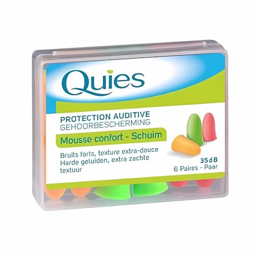 Tampões para Ouvidos QUIES Silencieux (6 Pares) Quies - Tampões de ouvido - tampões, ouvidos, silenciosos