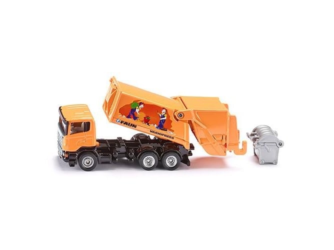 Camião SIKU com camião basculante (Idade Mínima: 3 - Transportes) SIKU - Modelos em escala - metal, preto, vermelho, basculante