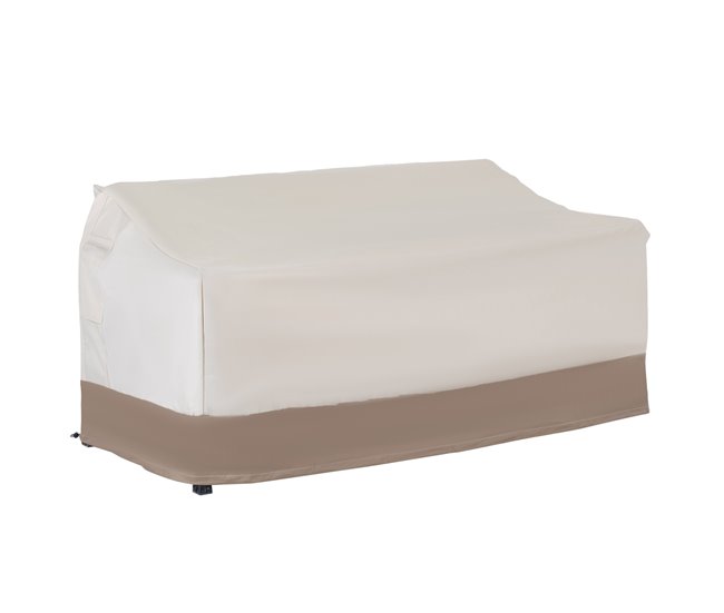 Capa para Banco Outsunny | 152 x 87 x 59,79 cm - Cinza Outsunny - Capas para móveis de exterior - capa, bano, exterior, cinza
