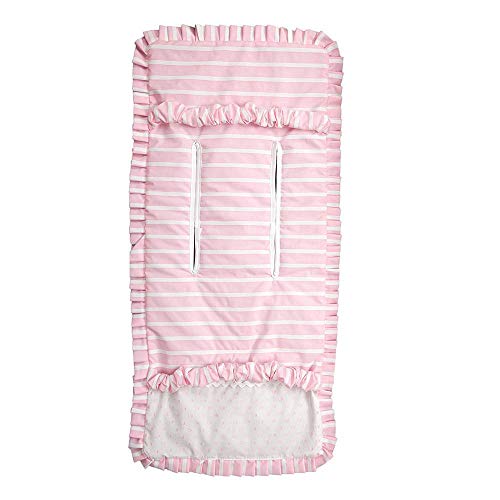 Almofada para Assento de Carrinho BABYLINE Oporto Rosa Babyline - Forros e sacos de transporte para bebês - lavável à mão, material suave, durável, fácil de montar