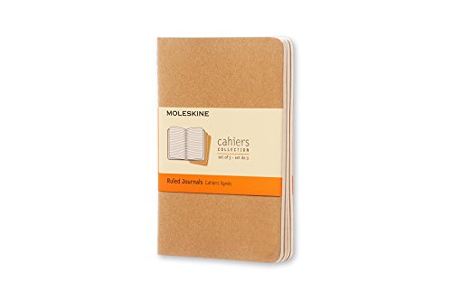 Caderno e Bloco de Notas Moleskine 805-03-001 | Castanho Moleskine - Cadernos e bloco de notas - capa resistente, 16 folhas destacáveis, bolsa interior, ficha histórica