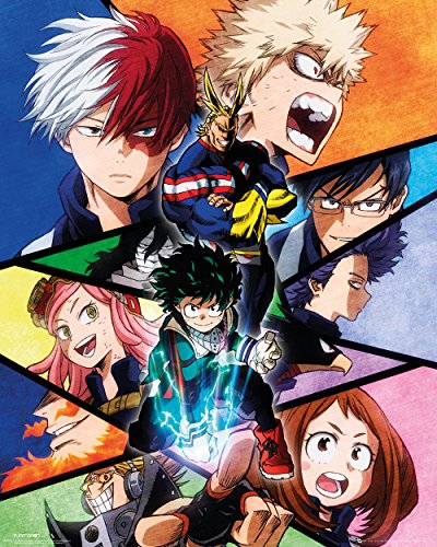 Poster MY HERO ACADEMIA Group (40 x 50 cm) GB eye - Pósteres, impressões e arte visual - 40 x 50 cm, papel brilho, tamanho tubular