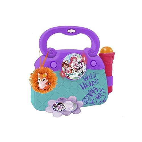 Enchantimals Caixa de Áudio com Microfone (Idade Mínima Recomendada: 3 anos) REEF - Eletrônicos falsos - microfone, luzes, sons, gravador