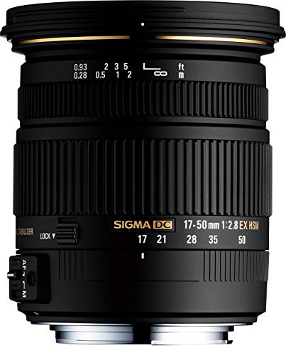Objetiva SIGMA 17-50mm f/2.8 EX DC OS HSM (Encaixe: Canon EF - Abertura: f/22 - f/2.8) Sigma - Lentes de câmera - 17-50mm, f/2.8, wide zoom, canon ef