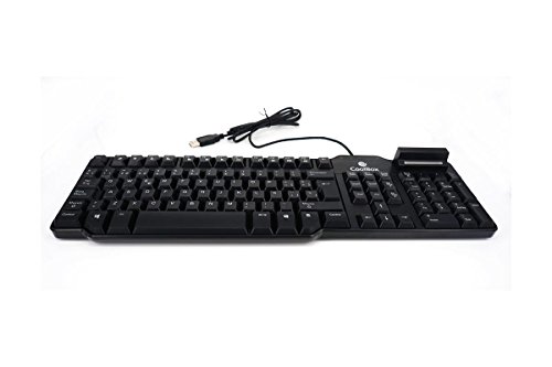 Teclado com Fios Coolbox COO-TEC02DNI Preto COOLBOX - Teclados - layout espanhol, leitor DNI, membrana silenciosa, usb