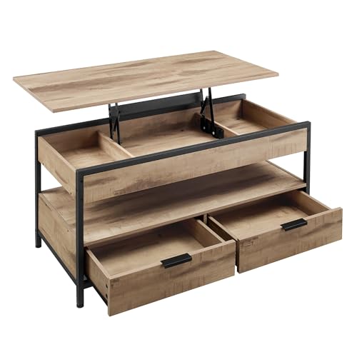 Mesa de Apoio VASAGLE LCT209K02 (Castanho - 68.6x53.2x45 cm) VASAGLE - Conjuntos de móveis - madeira, plástico, 68.6x53.2x45 cm, castanho