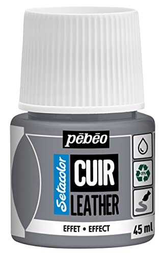 Tinta para Couro PEBEO Setacolor Pele Metal Plateado PEBEO - Tinta, tinta de arte e esmalte - metal, prata, ouro, bronze