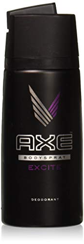 Desodorizante AXE Excite Spray (150 ml) AXE - Desodorizantes e antitranspirantes - desodorizante, axxe excite spray, 150 ml, fragrância masculina, notas frescas, picantes suaves