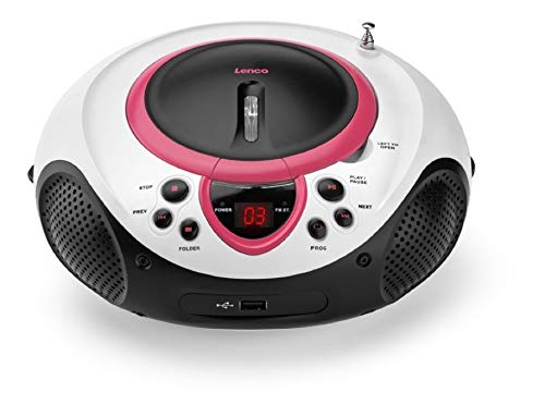 Rádio Lenco SCD-38 | Rosa (Rádio) Lenco - Áudio - rádio, lenco, rosa