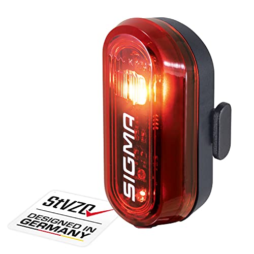 Luz Traseira Sigma Curve Preto (Recondicionado Como Novo) Sigma - Luzes de segurança e refletores esportivos - tomada EU, preto, silicone, bateria
