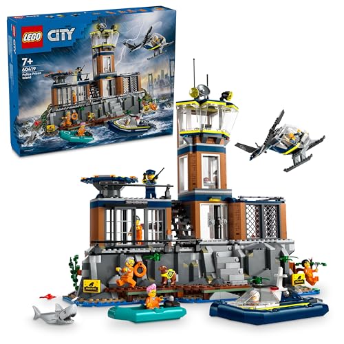 LEGO City: Prisão da Polícia - 60419 (Idade Mínima: 7) LEGO - Blocos de encaixe - lego, cidade, prisão, polícia, 60419