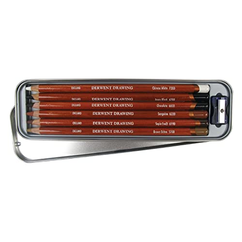 Lápis Cor DERWENT Colouring Pencils Set of 6 DERWENT - Lápis - desenho, colorir, lavável, 6 cores