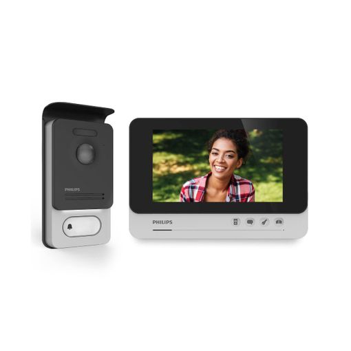 Intercomunicador PHILIPS Interphone Welcome Eye Comfort Philips - Redes - intercomunicador, vídeo, monitor 7", câmara integrada, vigilância