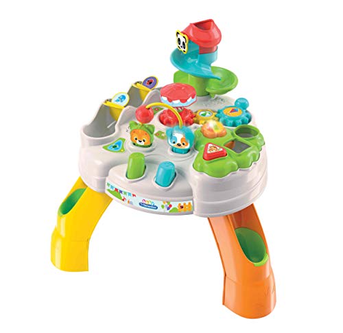 Mesa de Atividades CLEMENTONI Baby Park Eletrónico CLEMENTONI - Brinquedos - interativa, formas, engrenagens, rota de bolas