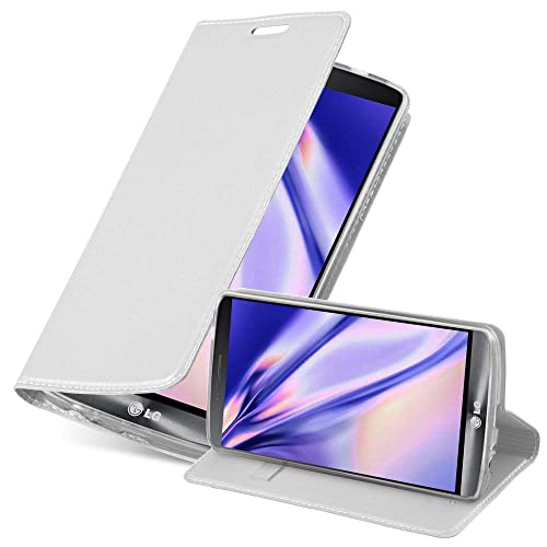 Capa LG G3 CADORABO Prateado (Acessório Informática e Tel.) CADORABO - Capas para telemóveis - lg g3, prateado, couro