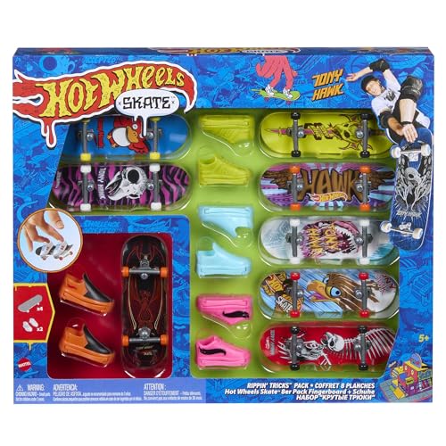 Hot Wheels Skate Finger Skateboard Set (Idade Mínima Recomendada: 6 anos) Hot Wheels - Brinquedos - Skateboard, 6 anos