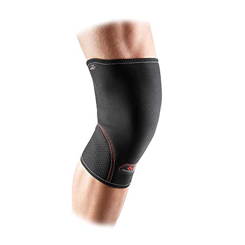 Joelheiras Unisexo McDAVID Knee Sleeve Preto para Futebol (L) Mcdavid - Suportes e talas - joelheira, unissex, futebol