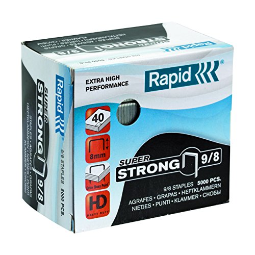 Agrafador RAPID 9/8 (Capacidade Máx.: 50 folhas) Rapid - Agrafadores - 50 folhas, preto, azul, aço