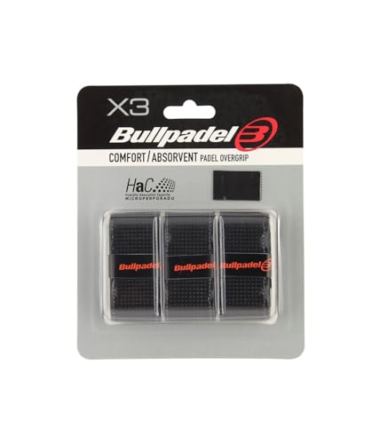 Grip para Raquetes de Ténis BULL Padel Overgrip Pack of 3 (Multicor) Bull padel - Pegas e fitas para raquetes de tênis - poliéster, elastano, sensibilidade, agarre