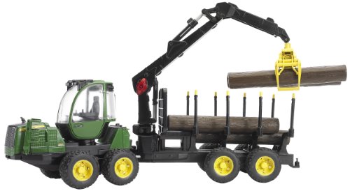 Brinquedo sobre Rodas BRUDER Trator John Deere Bruder - Brinquedos - brinquedo, rodas, trator, John Deere, carregador, escavadora