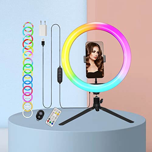 Tripé para Selfie com Luz e Controle Remoto kunlong - Peças e acessórios para câmeras - luz LED, controle remoto, 10 metros