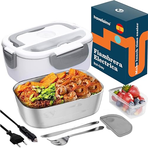Mala Termoelétrica Travelisimo Branco (Recondicionado Como Novo) Travelisimo - Lancheiras e sacos - termoelétrica, aquecer alimentos, compartimento adicional, 220v, 12v/24v